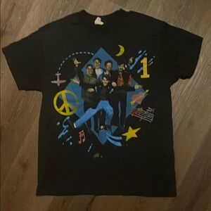 NKOTB vintage 1980s Graphic T-Shirt with Colorful front and back 80s Design